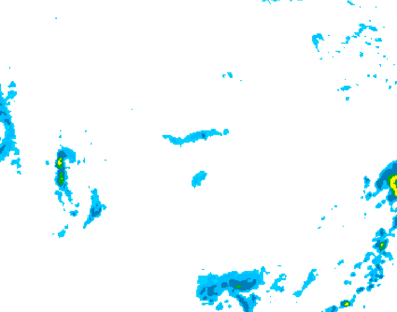 GDPS precipitation 072 hour forecast chart for Canada based on 2025/10/26 1200Z data