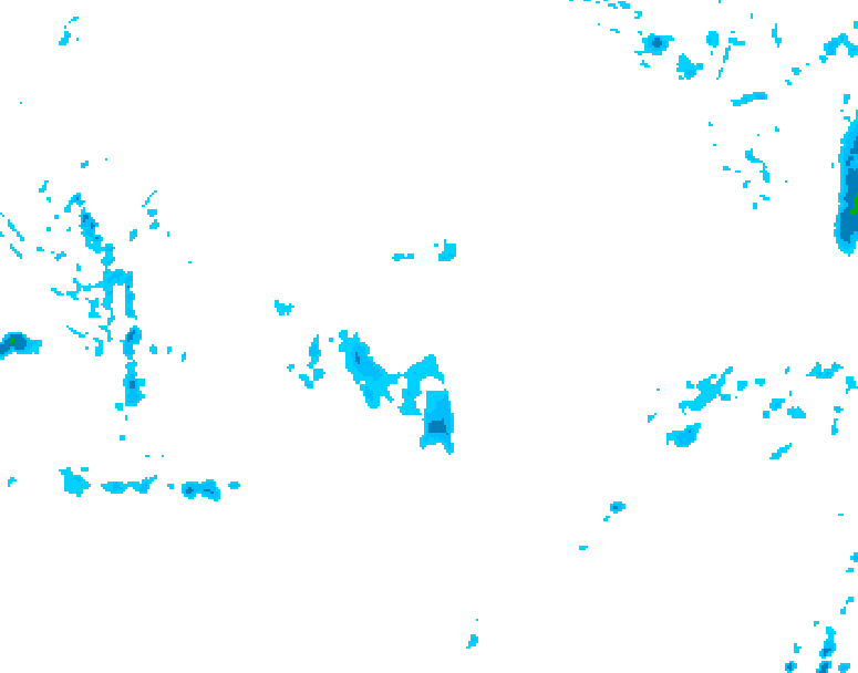 GDPS precipitation 156 hour forecast chart for Canada based on 2025/10/26 1200Z data