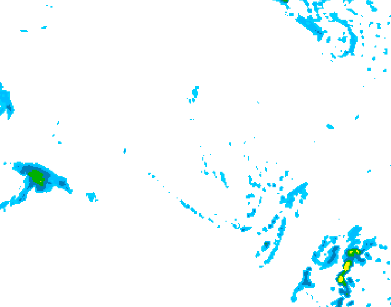 GDPS precipitation 204 hour forecast chart for Canada based on 2025/10/26 1200Z data
