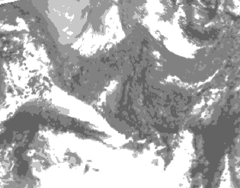 GDPS total cloud 204 hour forecast chart for Canada based on 2025/10/26 0000Z data