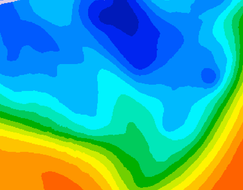 GDPS 500 millibar geopotential height 144 hour forecast chart for Canada based on 2025/10/27 1200Z data