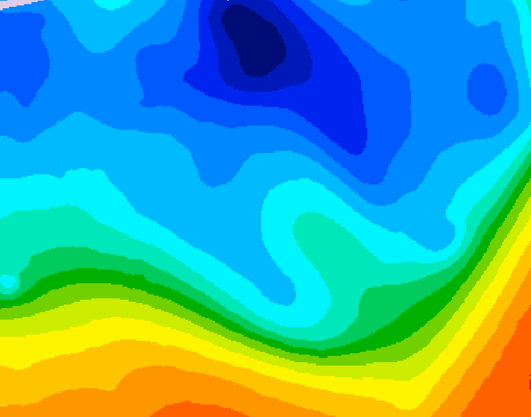 GDPS 500 millibar geopotential height 168 hour forecast chart for Canada based on 2025/10/27 1200Z data