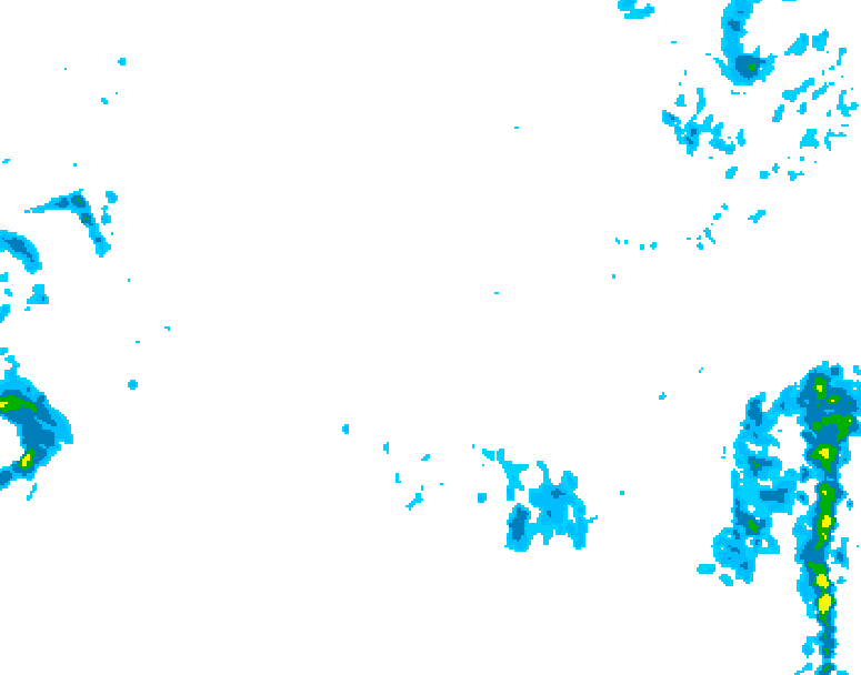 GDPS precipitation 180 hour forecast chart for Canada based on 2025/10/27 0000Z data