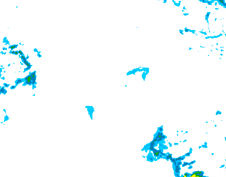 GDPS precipitation 072 hour forecast chart for Canada based on 2025/10/27 1200Z data