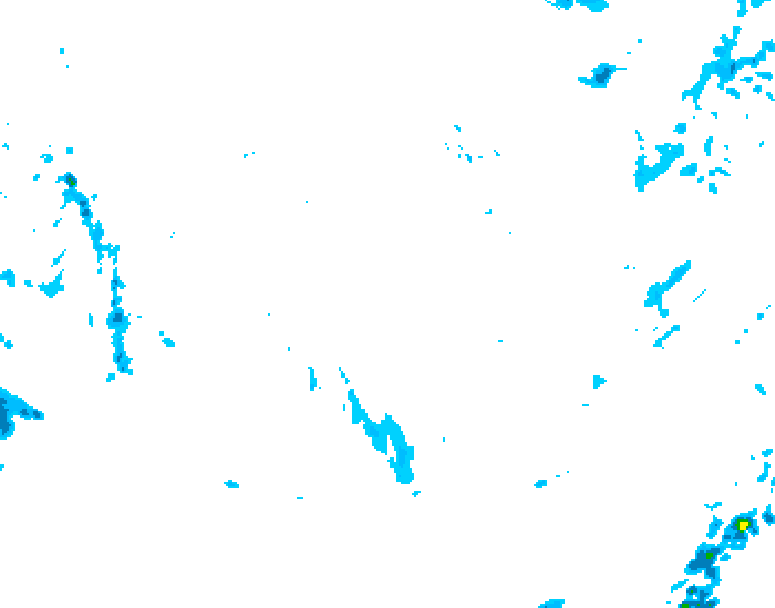 GDPS precipitation 156 hour forecast chart for Canada based on 2025/10/27 1200Z data