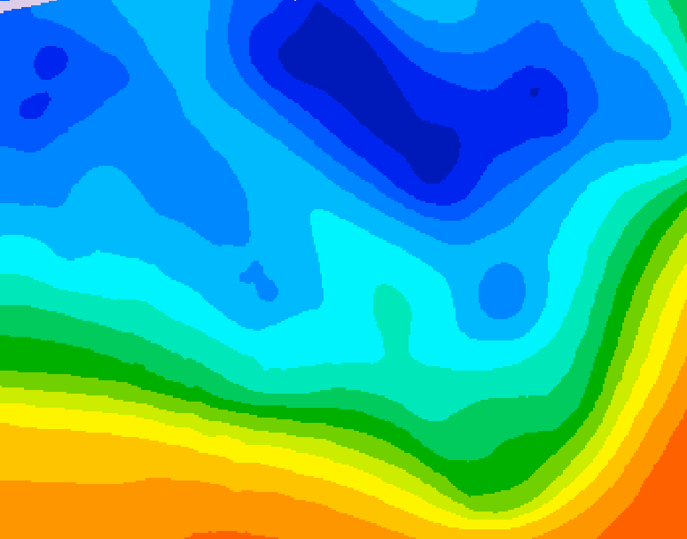 GDPS 500 millibar geopotential height 144 hour forecast chart for Canada based on 2025/10/28 0000Z data