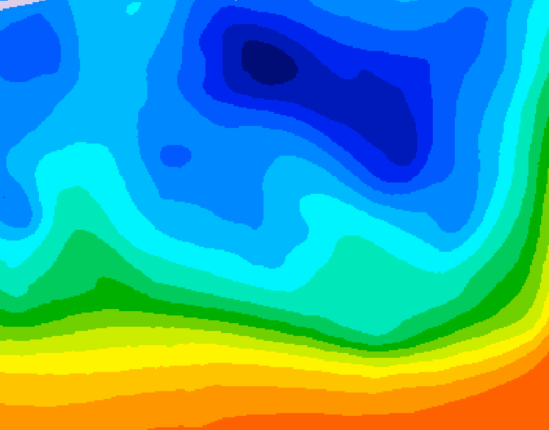 GDPS 500 millibar geopotential height 168 hour forecast chart for Canada based on 2025/10/28 0000Z data