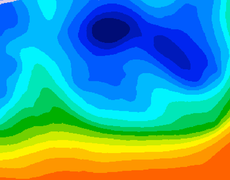 GDPS 500 millibar geopotential height 186 hour forecast chart for Canada based on 2025/10/28 0000Z data