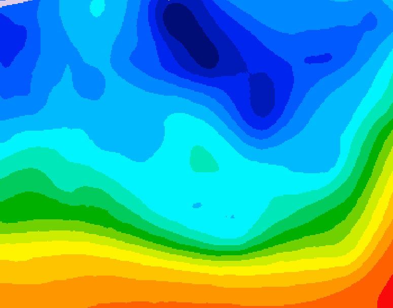 GDPS 500 millibar geopotential height 144 hour forecast chart for Canada based on 2025/10/28 1200Z data