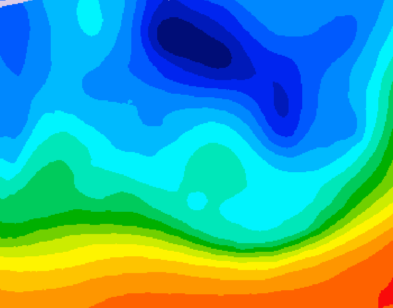 GDPS 500 millibar geopotential height 156 hour forecast chart for Canada based on 2025/10/28 1200Z data