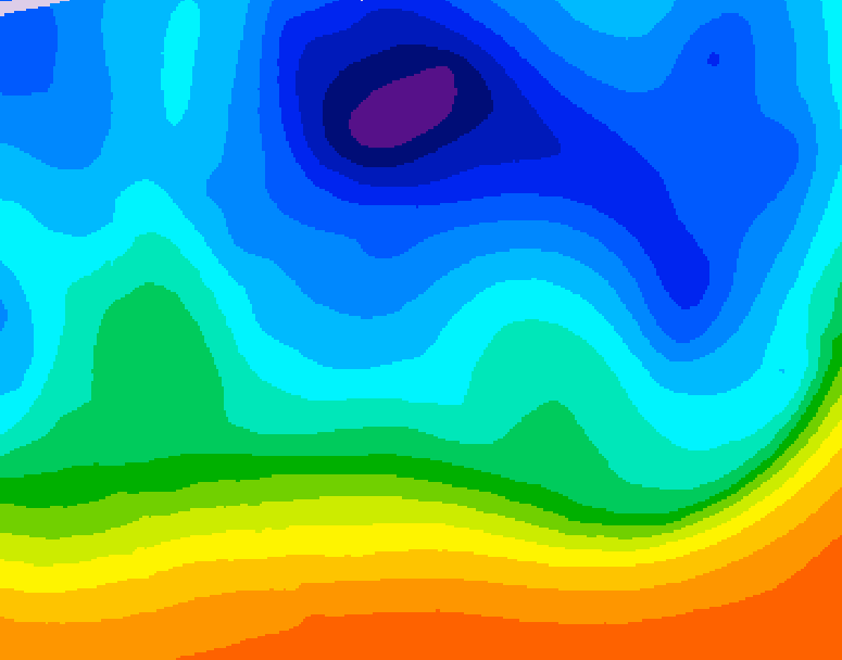 GDPS 500 millibar geopotential height 174 hour forecast chart for Canada based on 2025/10/28 1200Z data