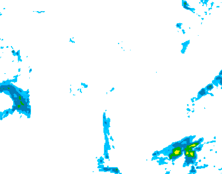 GDPS precipitation 012 hour forecast chart for Canada based on 2025/10/28 0000Z data