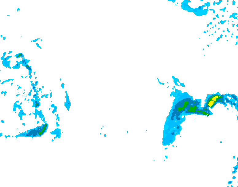 GDPS precipitation 096 hour forecast chart for Canada based on 2025/10/28 0000Z data