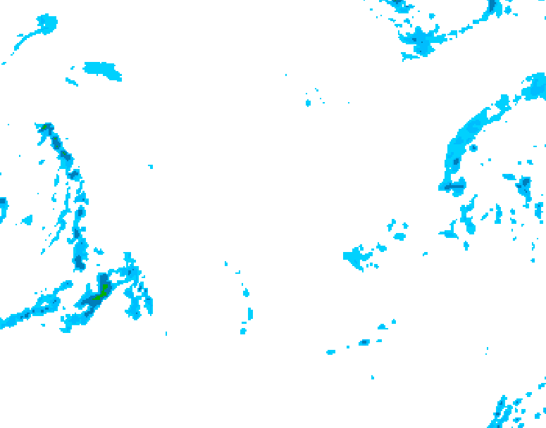 GDPS precipitation 120 hour forecast chart for Canada based on 2025/10/28 0000Z data