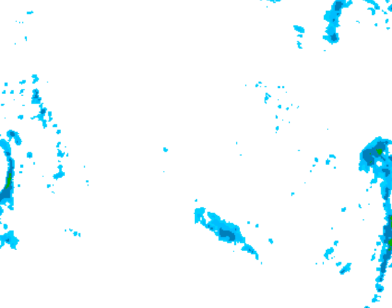 GDPS precipitation 156 hour forecast chart for Canada based on 2025/10/28 0000Z data