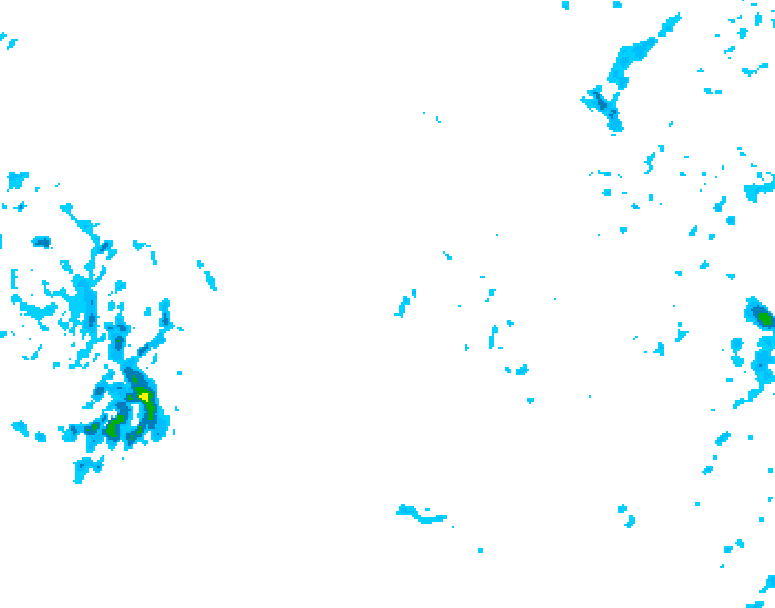 GDPS precipitation 228 hour forecast chart for Canada based on 2025/10/28 0000Z data
