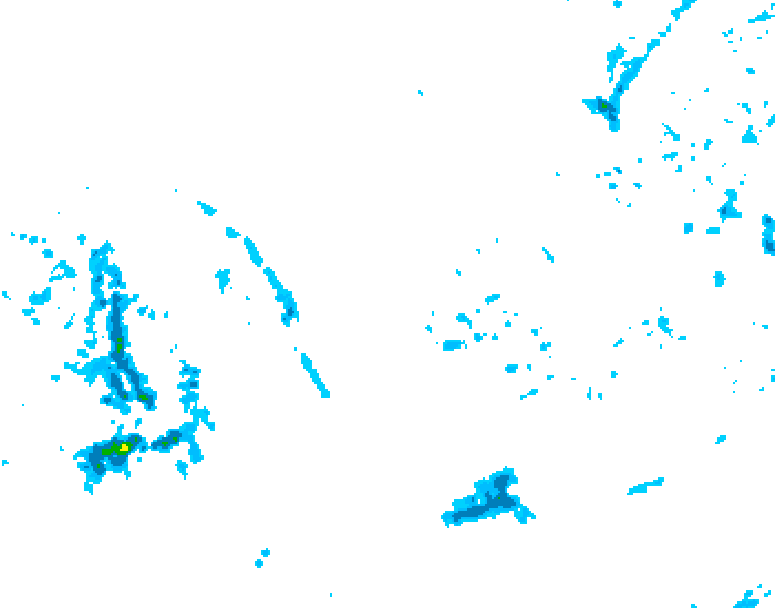 GDPS precipitation 240 hour forecast chart for Canada based on 2025/10/28 0000Z data