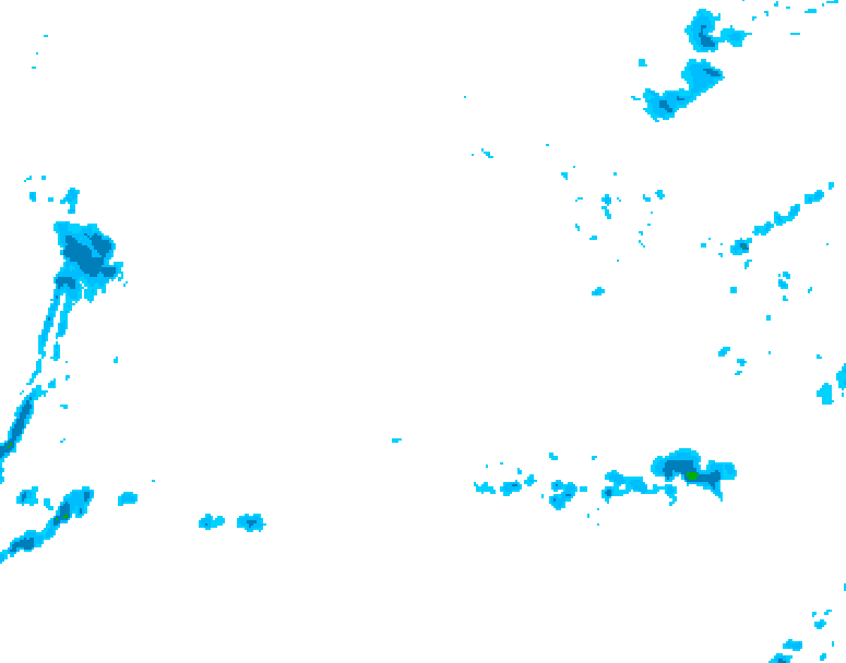 GDPS precipitation 156 hour forecast chart for Canada based on 2025/10/28 1200Z data