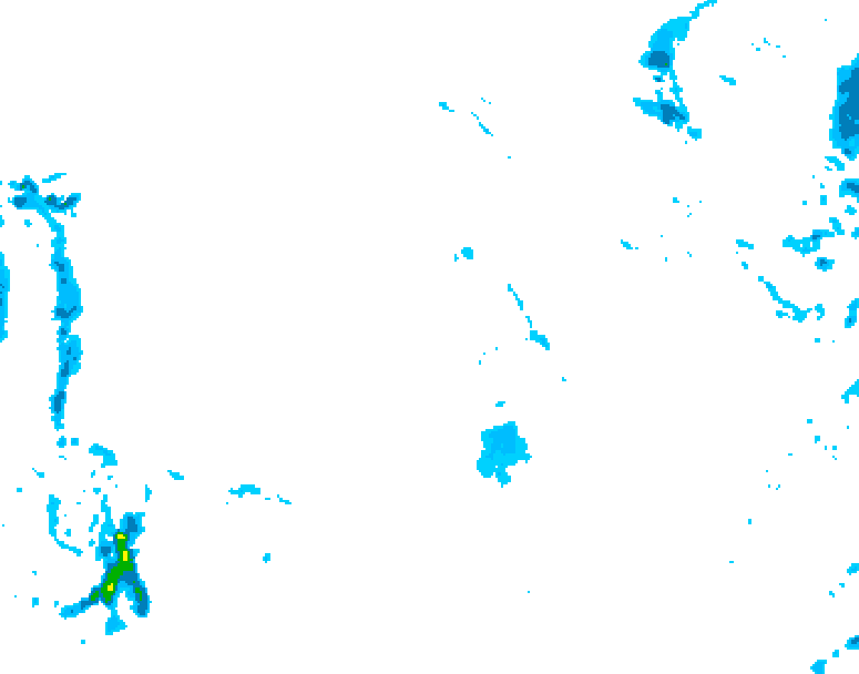 GDPS precipitation 198 hour forecast chart for Canada based on 2025/10/28 1200Z data