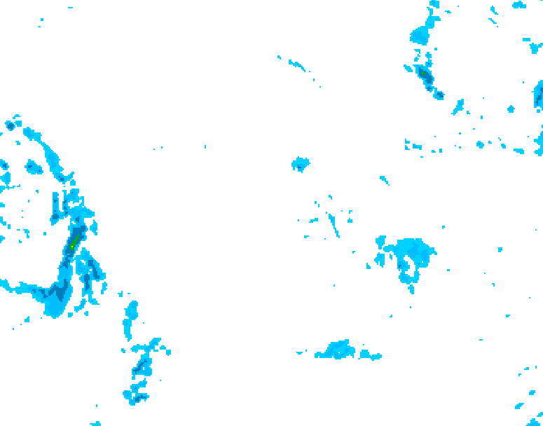 GDPS precipitation 216 hour forecast chart for Canada based on 2025/10/28 1200Z data