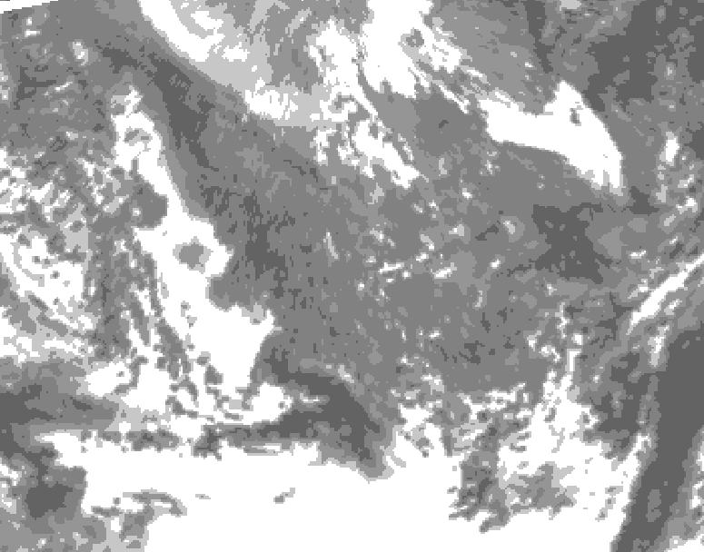 GDPS total cloud 144 hour forecast chart for Canada based on 2025/10/28 0000Z data