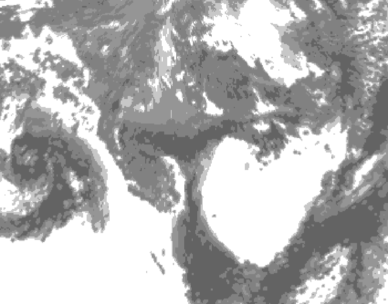 GDPS total cloud 012 hour forecast chart for Canada based on 2025/10/28 1200Z data