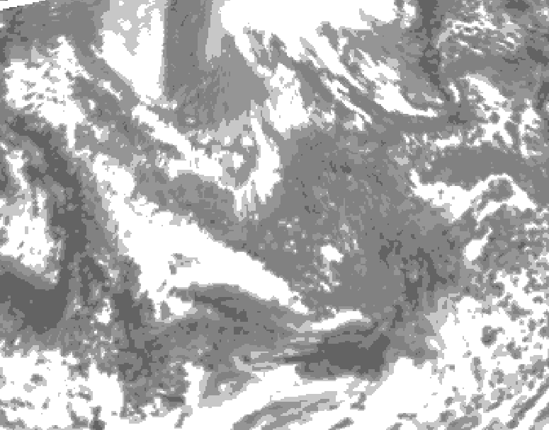 GDPS total cloud 216 hour forecast chart for Canada based on 2025/10/28 1200Z data