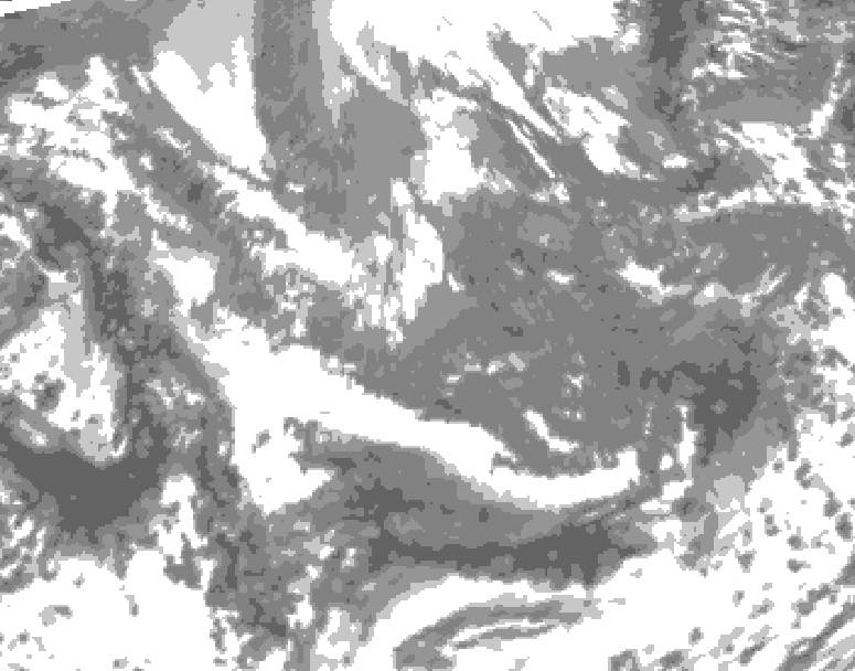 GDPS total cloud 222 hour forecast chart for Canada based on 2025/10/28 1200Z data