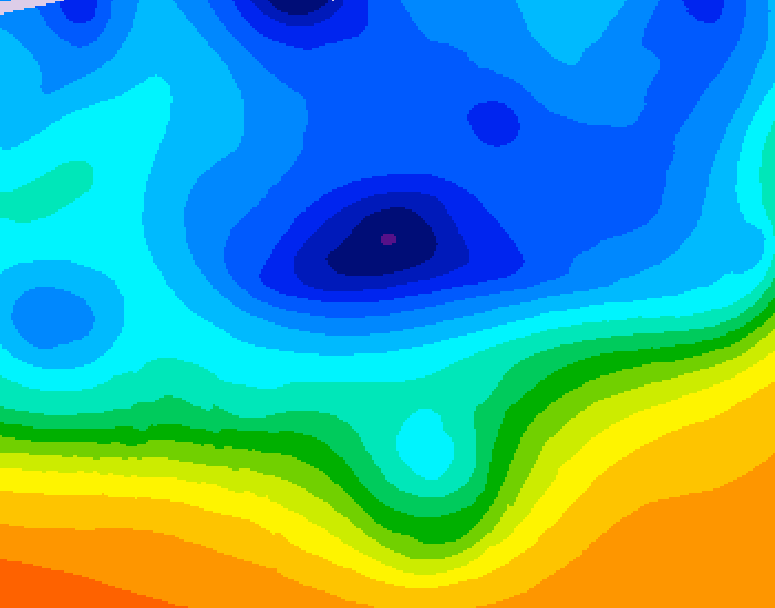 GDPS 500 millibar geopotential height 234 hour forecast chart for Canada based on 2025/10/29 0000Z data