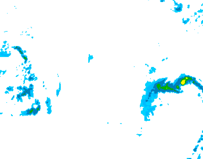 GDPS precipitation 072 hour forecast chart for Canada based on 2025/10/29 0000Z data