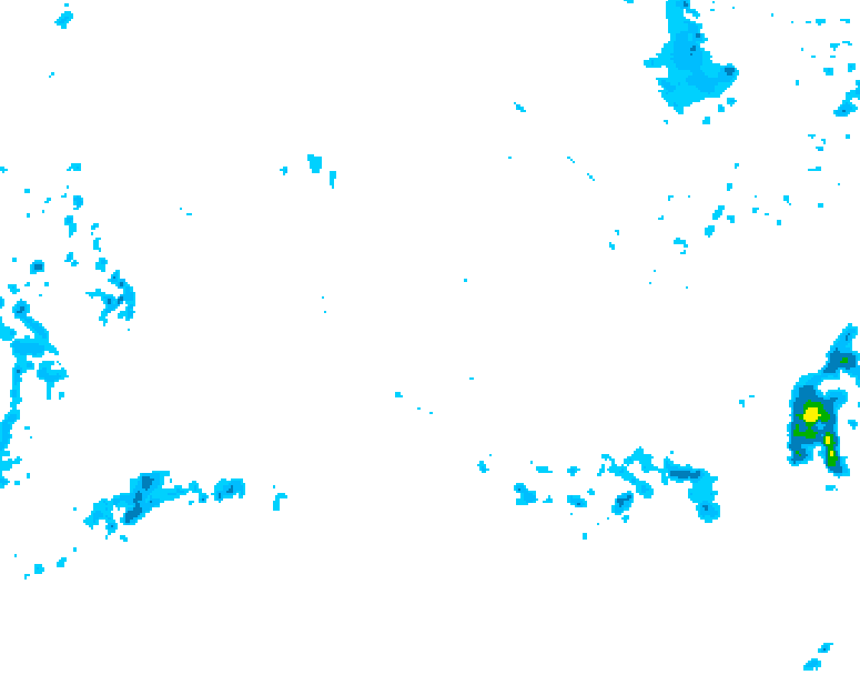 GDPS precipitation 144 hour forecast chart for Canada based on 2025/10/29 0000Z data