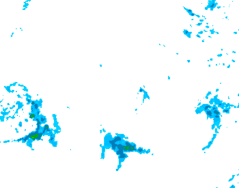 GDPS precipitation 216 hour forecast chart for Canada based on 2025/10/29 0000Z data