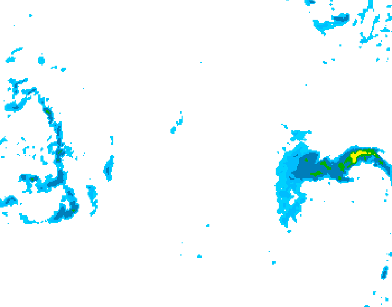 GDPS precipitation 060 hour forecast chart for Canada based on 2025/10/29 1200Z data