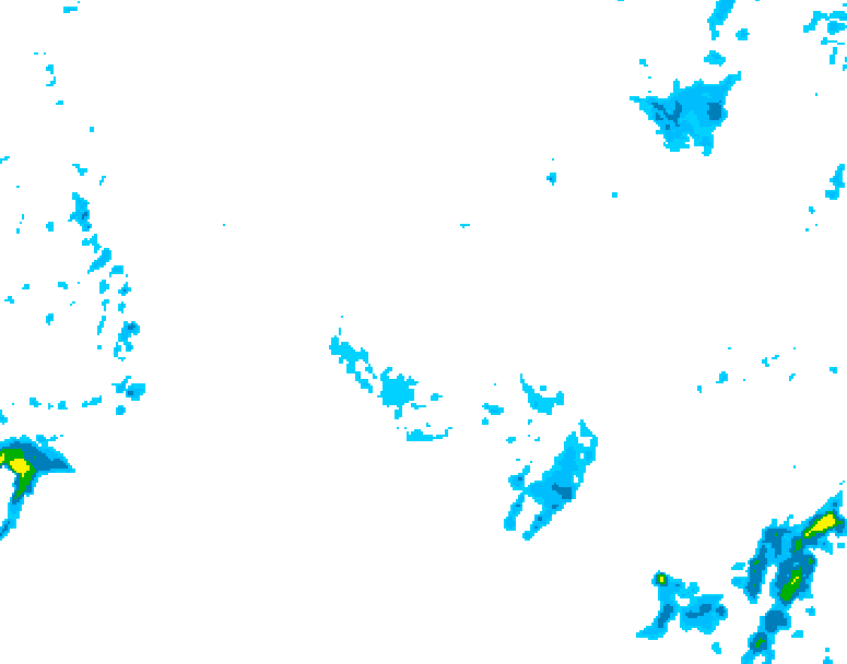 GDPS precipitation 120 hour forecast chart for Canada based on 2025/10/29 1200Z data