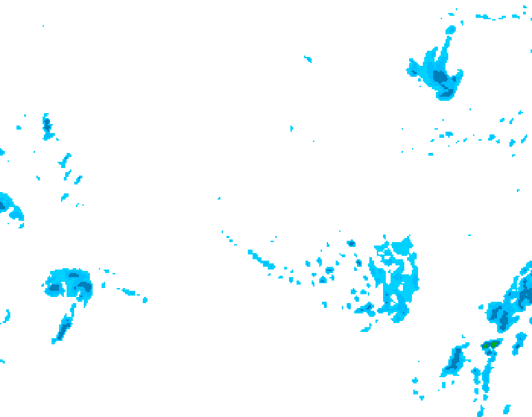 GDPS precipitation 132 hour forecast chart for Canada based on 2025/10/29 1200Z data