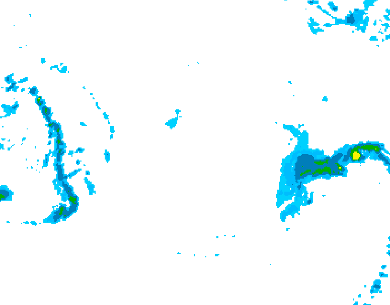 GDPS precipitation 048 hour forecast chart for Canada based on 2025/10/30 0000Z data