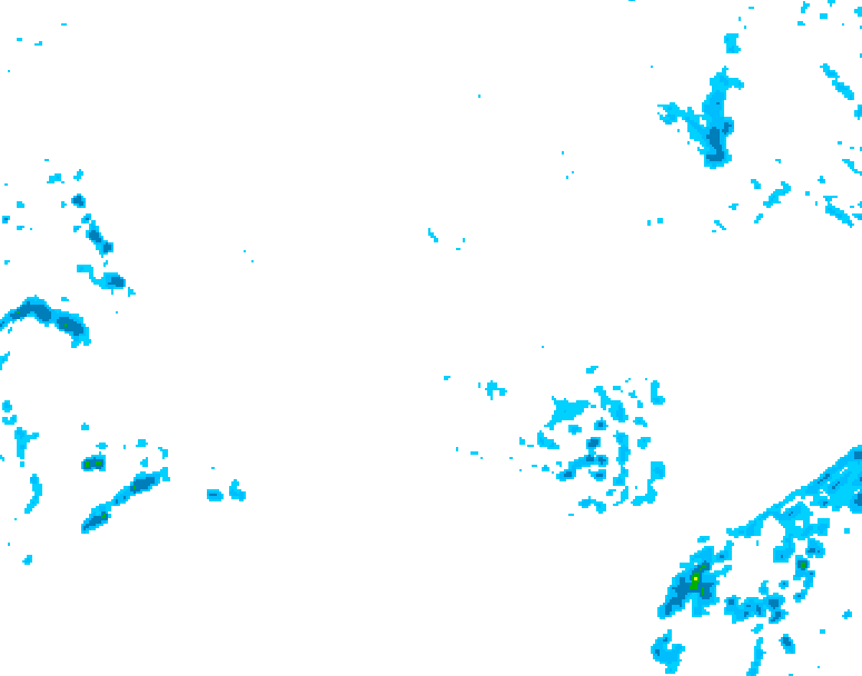 GDPS precipitation 120 hour forecast chart for Canada based on 2025/10/30 0000Z data
