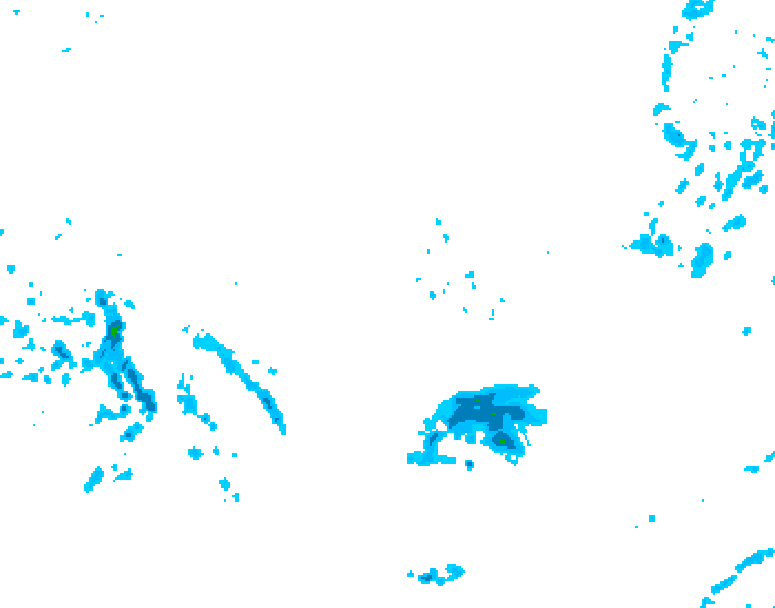 GDPS precipitation 210 hour forecast chart for Canada based on 2025/10/30 0000Z data