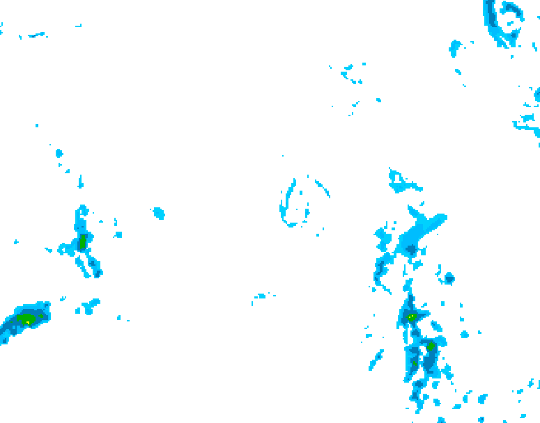 GDPS precipitation 234 hour forecast chart for Canada based on 2025/10/30 0000Z data
