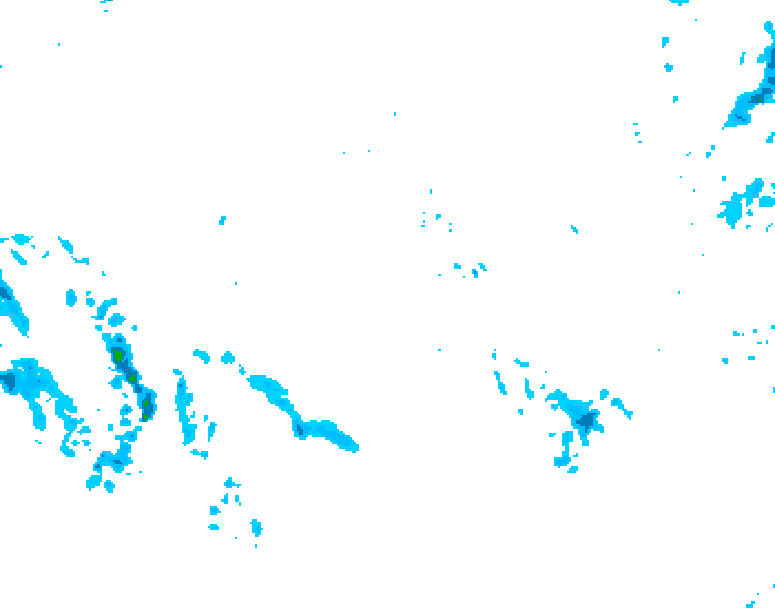 GDPS precipitation 168 hour forecast chart for Canada based on 2025/10/30 1200Z data