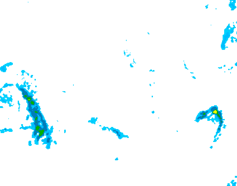 GDPS precipitation 180 hour forecast chart for Canada based on 2025/10/30 1200Z data