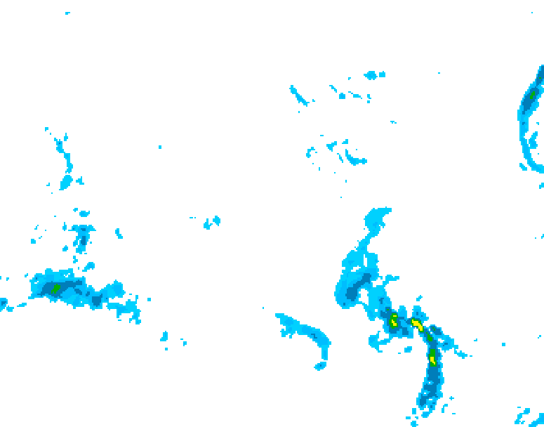 GDPS precipitation 222 hour forecast chart for Canada based on 2025/10/30 1200Z data