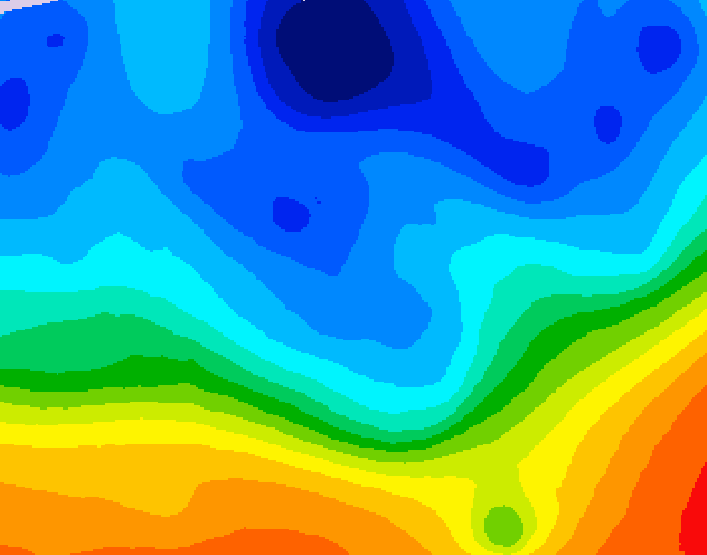 GDPS 500 millibar geopotential height 072 hour forecast chart for Canada based on 2025/10/31 1200Z data
