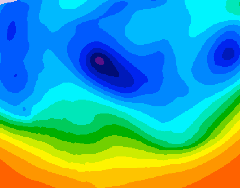 GDPS 500 millibar geopotential height 144 hour forecast chart for Canada based on 2025/10/31 1200Z data