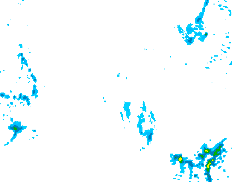 GDPS precipitation 084 hour forecast chart for Canada based on 2025/10/31 0000Z data