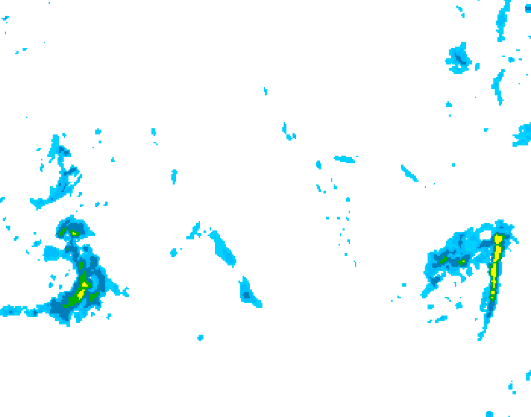 GDPS precipitation 168 hour forecast chart for Canada based on 2025/10/31 0000Z data
