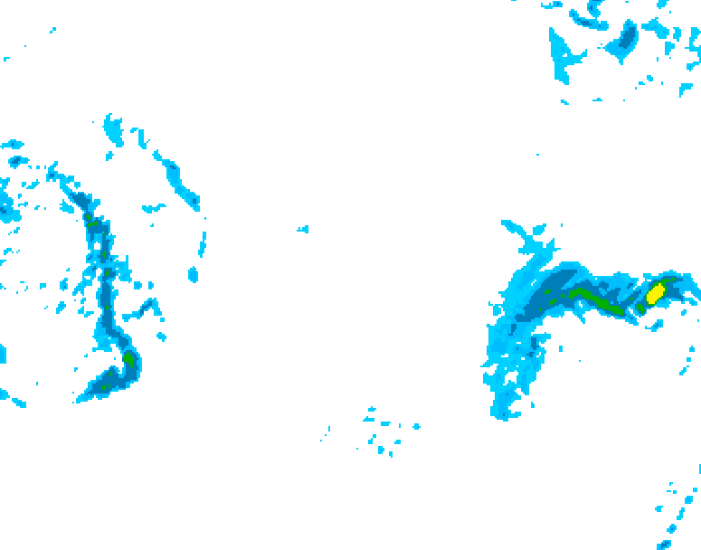 GDPS precipitation 012 hour forecast chart for Canada based on 2025/10/31 1200Z data
