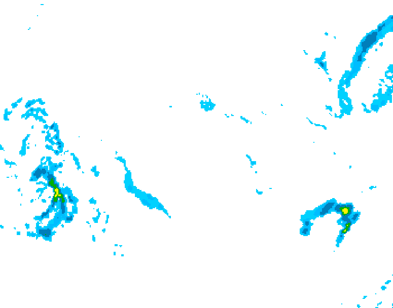 GDPS precipitation 144 hour forecast chart for Canada based on 2025/10/31 1200Z data