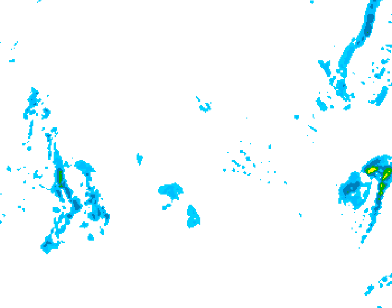 GDPS precipitation 156 hour forecast chart for Canada based on 2025/10/31 1200Z data