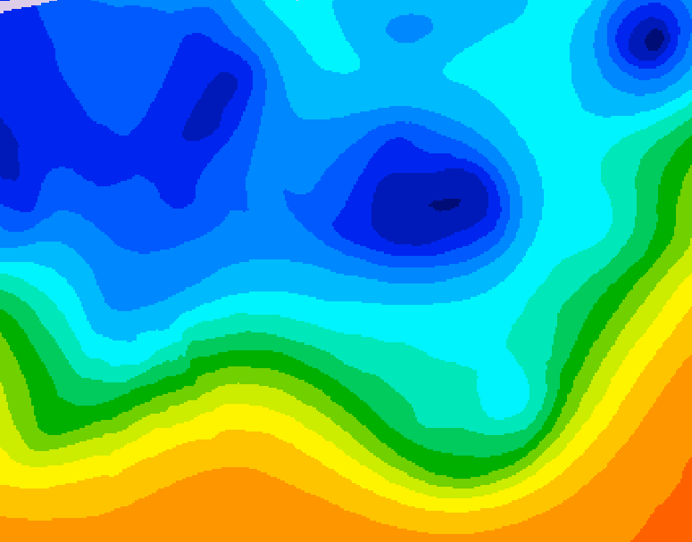 GDPS 500 millibar geopotential height 210 hour forecast chart for Canada based on 2025/11/01 0000Z data